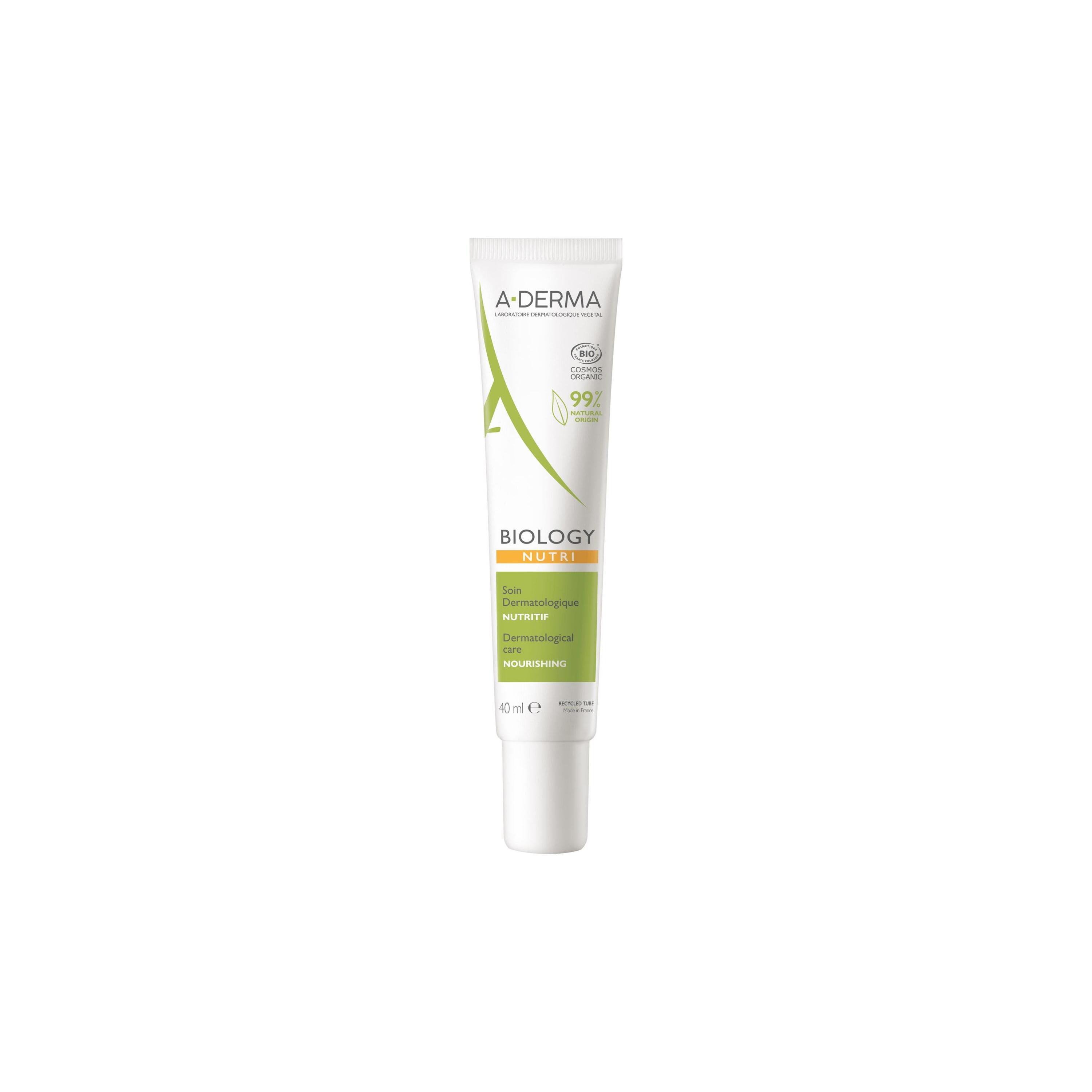 A-Derma Biology Nutri - Trattamento Dermatologico Nutritivo Per Pelle Molto Secca 40 ml