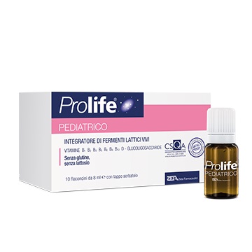 Prolife Pediatrico - Integratore di Fermenti Lattici Vivi per Bambini - 10 Flaconcini Prolife Pediatrico - Integratore di Fermenti Lattici Vivi per Bambini - 10 Flaconcini