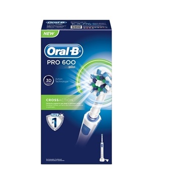 Oral-B PRO 600 CrossAction Spazzolino Elettrico Ricaricabile Oral-B PRO 600 CrossAction Spazzolino Elettrico Ricaricabile