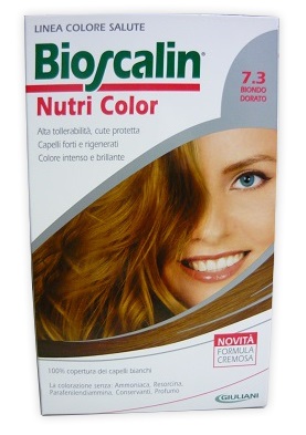 Bioscalin Nutri Color 7.3 Biondo Dorato Trattamento Colorante Bioscalin Nutri Color 7.3 Biondo Dorato Trattamento Colorante