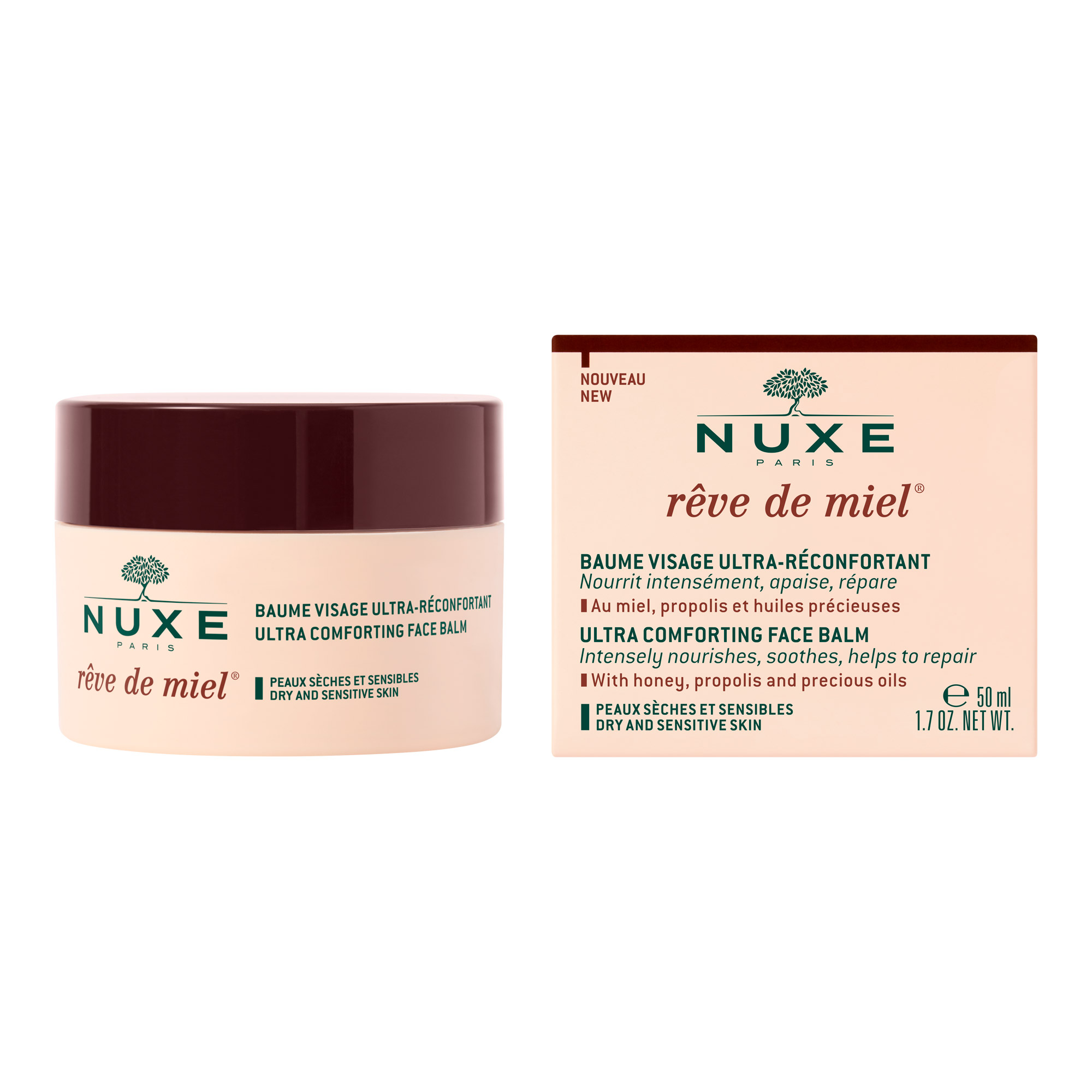 Nuxe - Rêve De Miel - Balsamo Viso Ultra-Comfort Al Miele 50 ml
