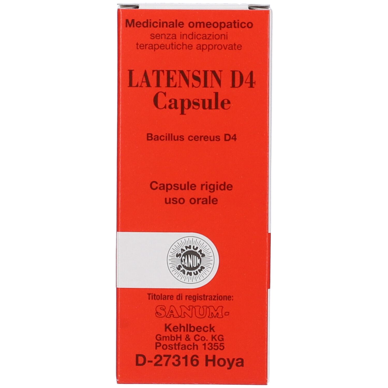 Imo Sanum Latensin D4 Medicinale Omeopatico 5 Capsule