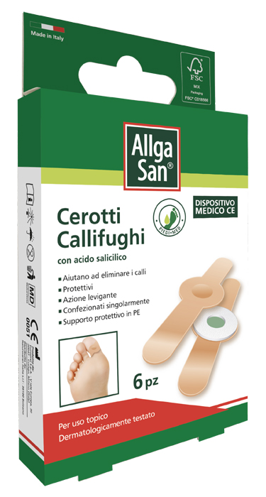 AllgaSan - Cerotti Callifughi - 6 Pezzi