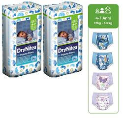 Huggies Drynites Mutandine Assorbenti Bambino 4-7 Anni 10 Pezzi