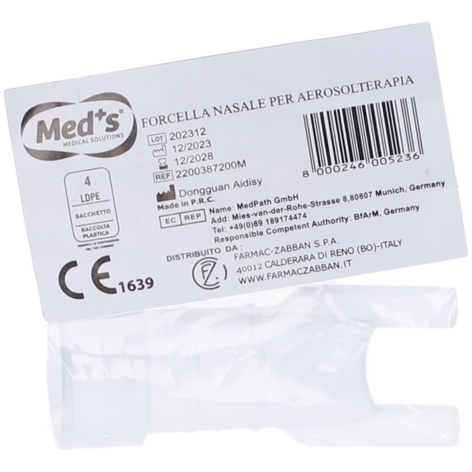 MEDS FORCELLE NASALI PLASTICA