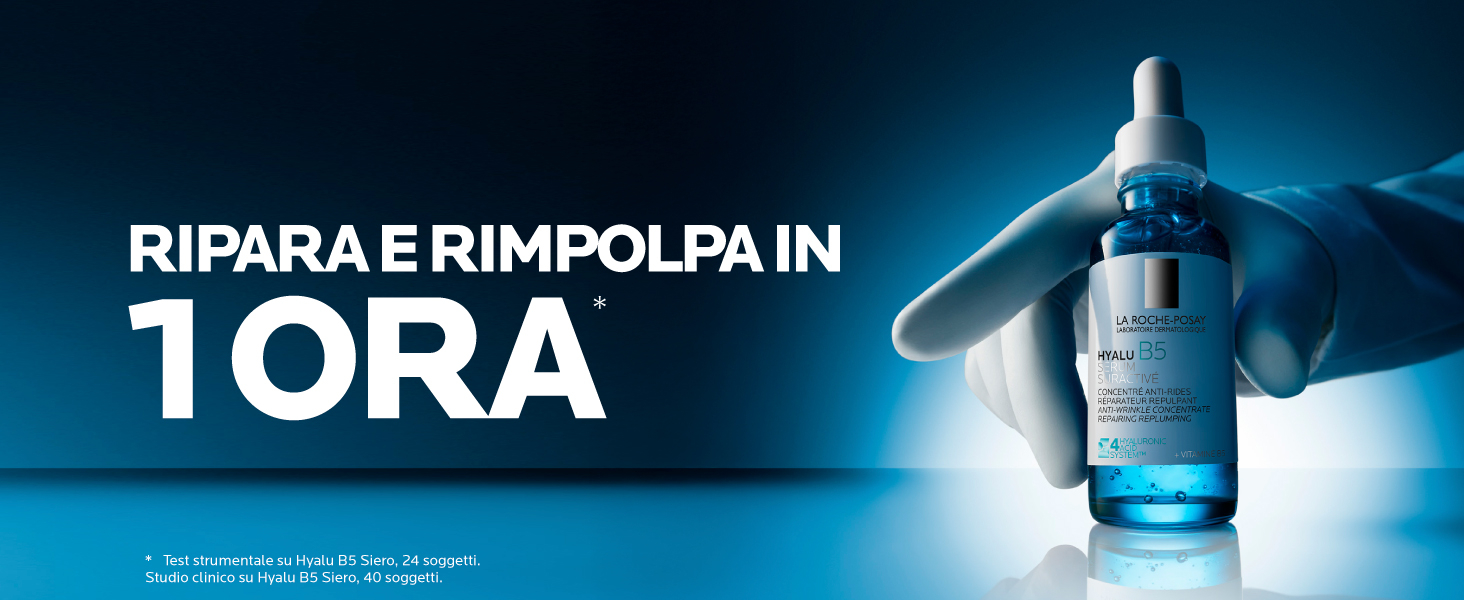 La Roche-Posay Nuovo Hyalu B5 Siero Concentrato Anti-Rughe. Adatto a tutti i Tipi di Pelle e fototipi. 30ml​