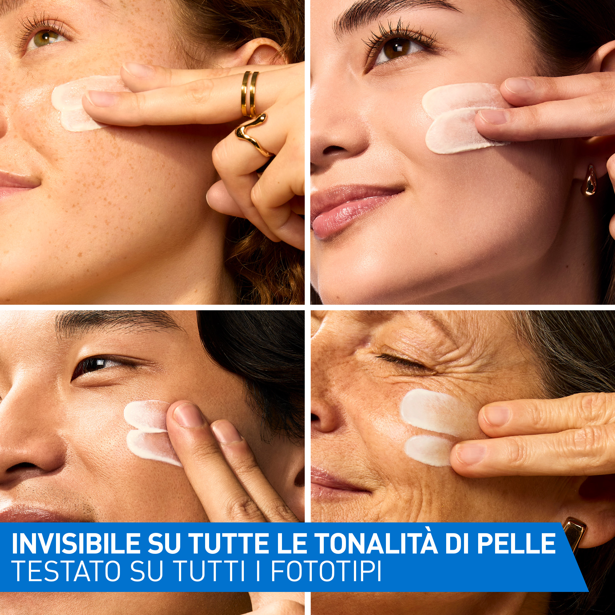 CeraVe Fluido Solare Idratante Invisibile - Protezione Solare SPF50 Viso 50 ml