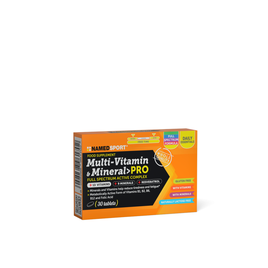 Named Sport Multi-Vitamin & Mineral Pro 30 Compresse - Integratore Di Vitamine E Minerali