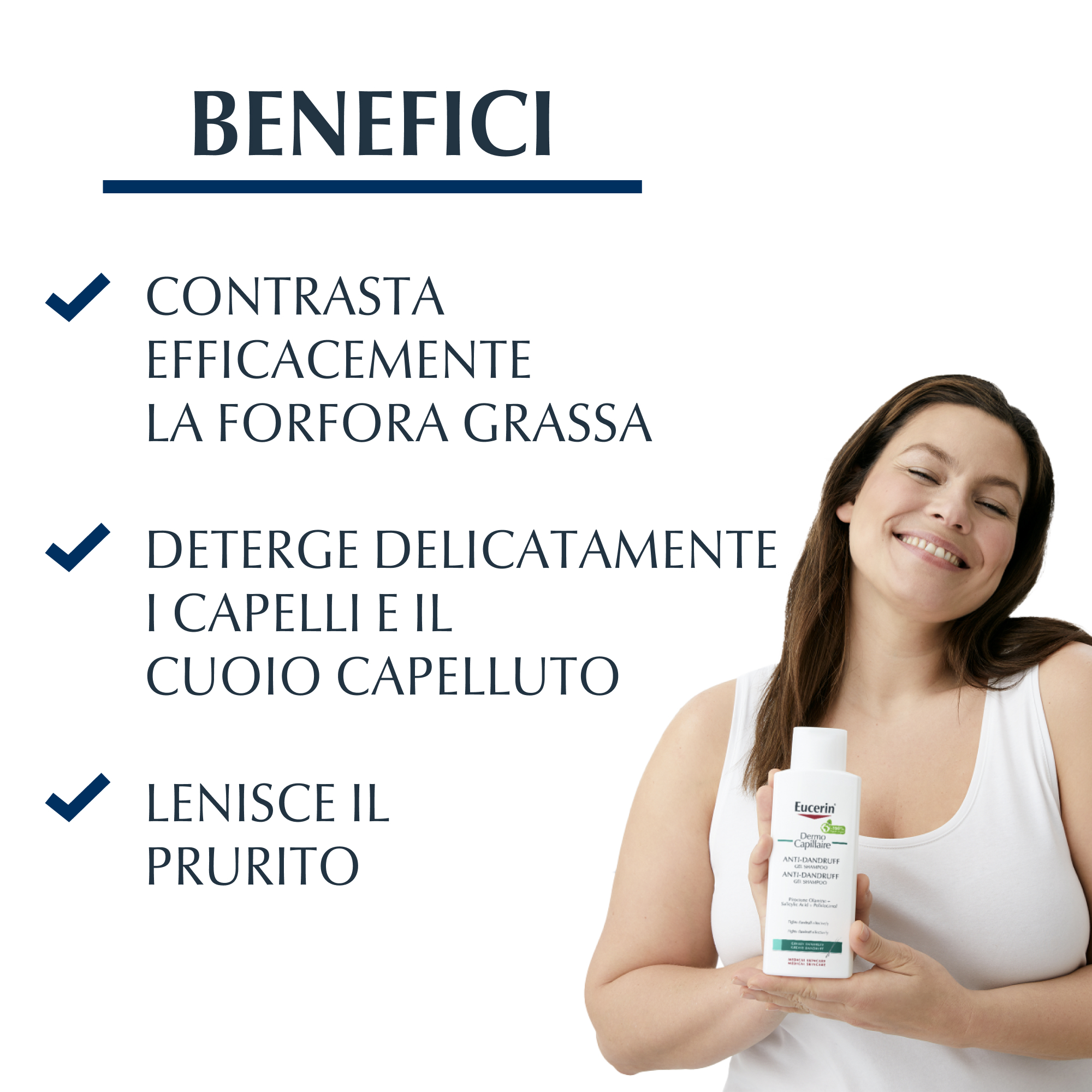 Eucerin DermoCapillaire Shampoo Gel Anti Forfora Grassa 