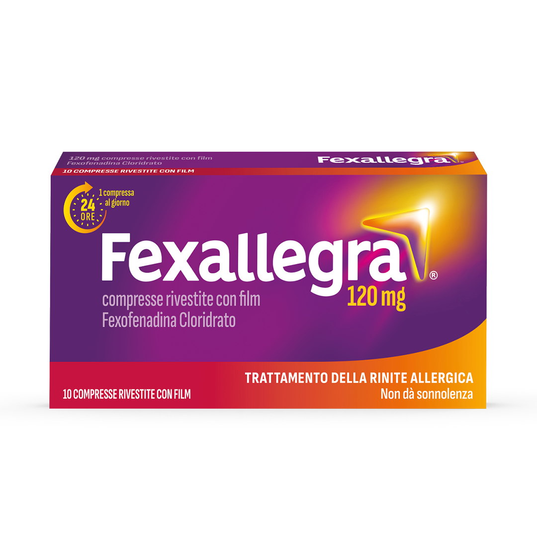 Fexallegra Antistaminico - 10 Compresse Rivestite Contro i Sintomi della Rinite Allergica