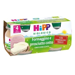 Hipp Biologico Omogeneizzato Formaggino Prosciutto Cotto 2x80g Hipp Biologico Omogeneizzato Formaggino Prosciutto Cotto 2x80g
