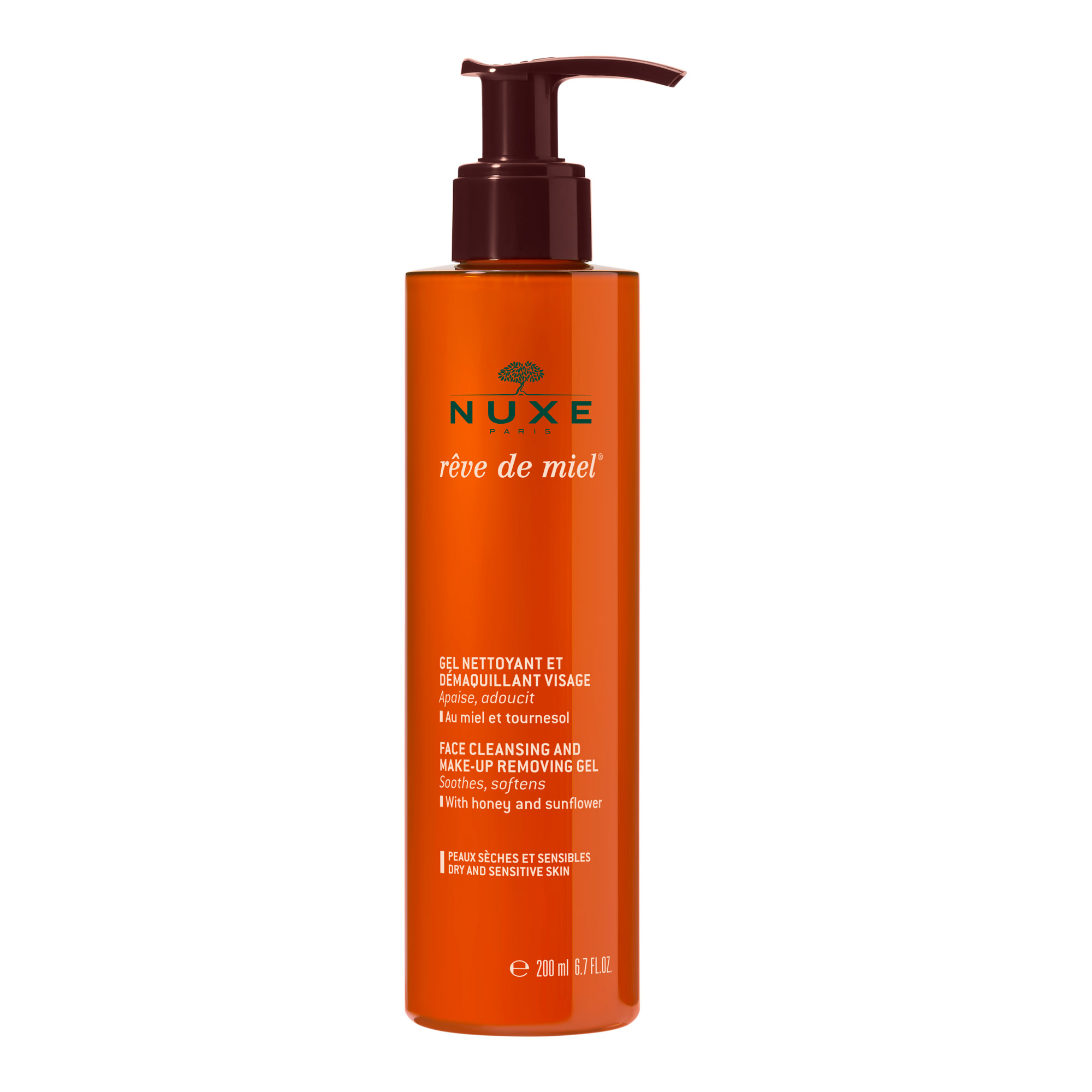 Nuxe Rêve de Miel Gel Detergente Struccante Pelle Secca 200 ml