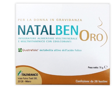 Natalben Oro Integratore 28 Bustine Natalben Oro Integratore 28 Bustine