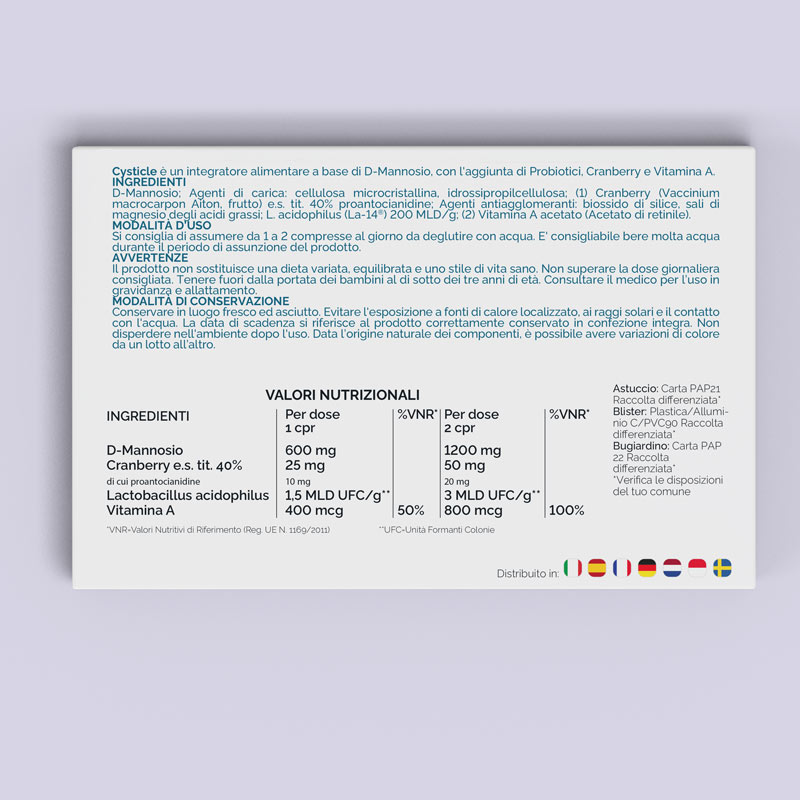 Nutracle Cysticle 60 Compresse - Integratore Per Le Vie Urinarie