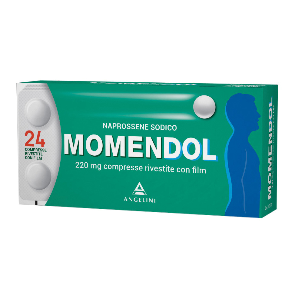 Momendol Compresse 220 mg Naprossene 24 Compresse Rivestite