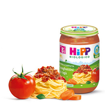 Hipp Biologico Pappa Pronta Spaghettini Al Ragù 220 g Hipp Biologico Pappa Pronta Spaghettini Al Ragù 220 g