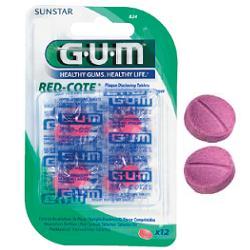 Gum Red-Cote Rivelatore Placca Gusto Ciliegia 12 Pastiglie Gum Red-Cote Rivelatore Placca Gusto Ciliegia 12 Pastiglie