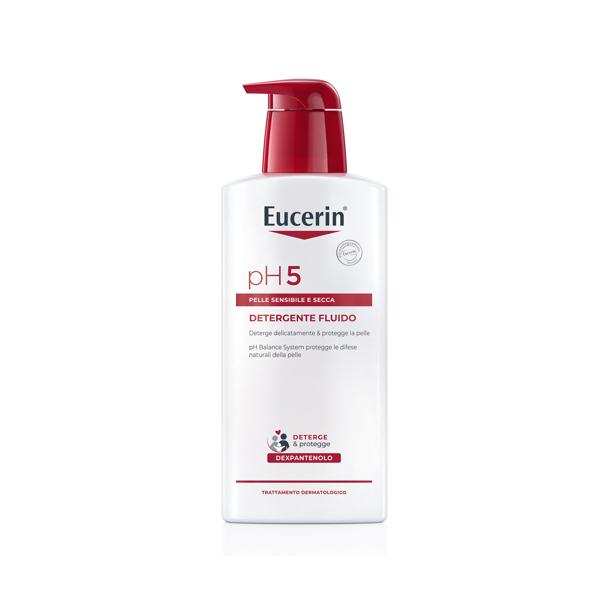 Eucerin pH5 Detergente Fluido Viso e Corpo Pelle Sensibile 400 ml