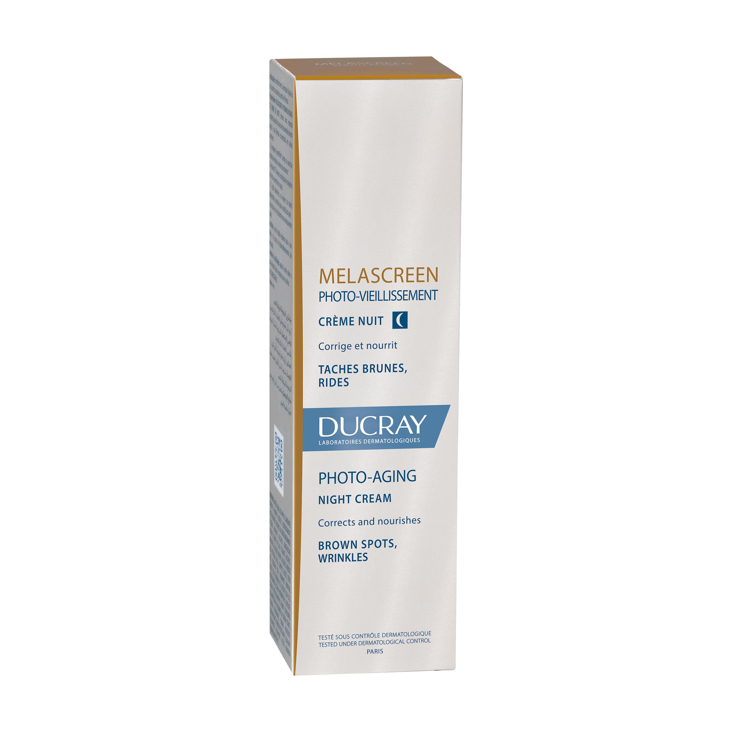 Ducray Melascreen Fotoinvecchiamento - Crema Nutriente Notte Viso 50 ml