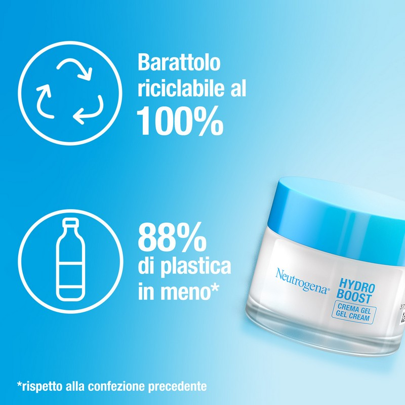 Neutrogena Hydro Boost Crema Gel 50 ml, Crema idratante viso con Acido Ialuronico per pelle secca Neutrogena Hydro Boost Crema Gel 50 ml, Crema idratante viso con Acido Ialuronico per pelle secca