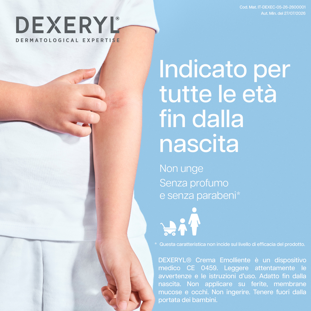 Dexeryl - Crema Emolliente Per La Pelle Secca E A Tendenza Atopica 500 g