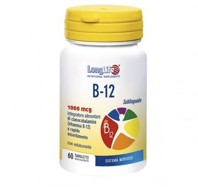 Longlife B12 benessere del sistema nervoso 1000mcg 60 tavolette