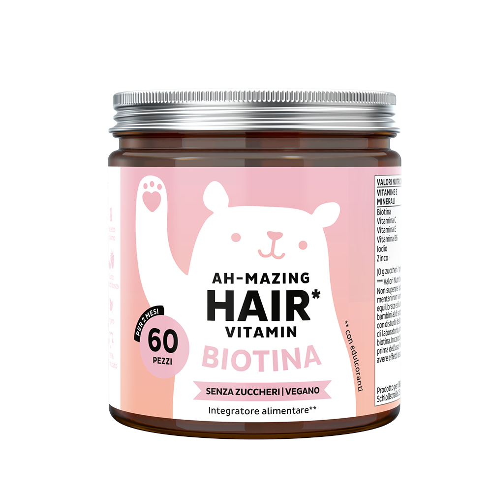 Bears With Benefits - Ah-Mazing Hair Vitamin 60 Orsetti - Integratore Per Capelli, Unghie E Pelle