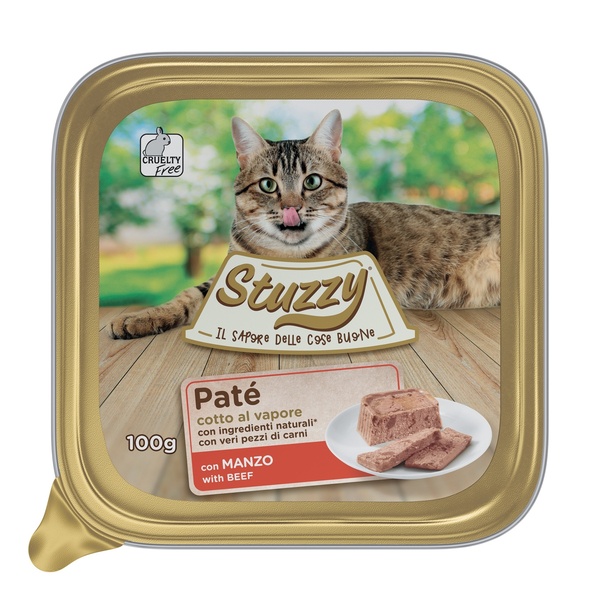 STUZZY CAT PATE' MANZO 100G