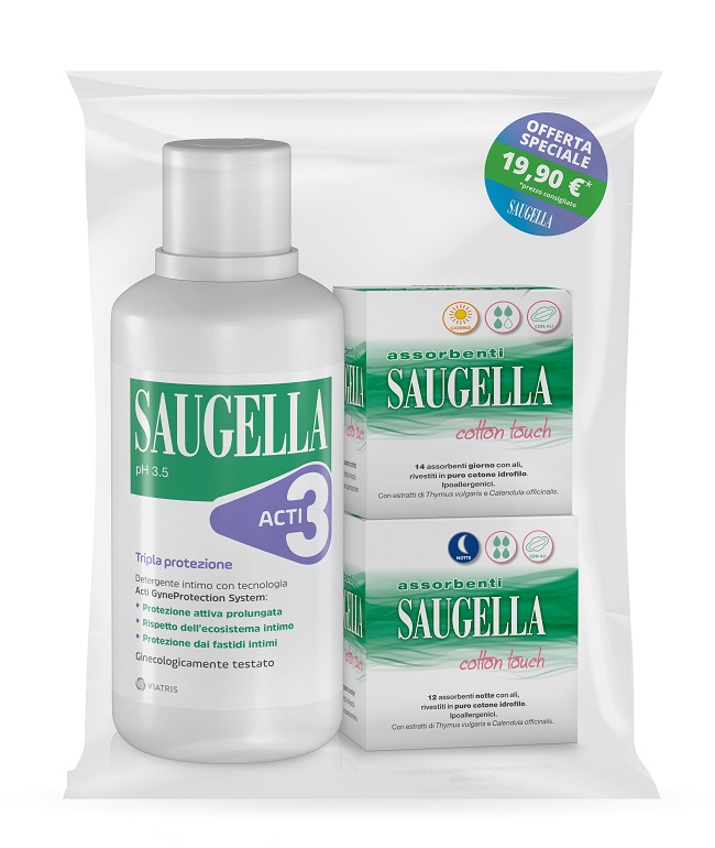 SAUGELLA ACTI3 SCATOLE ASS G/N