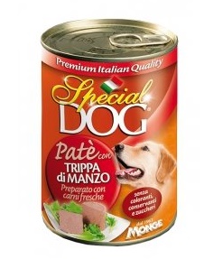 SPECIAL DOG CANE PATE' TRIPPA MANZO 400GR (lattina)