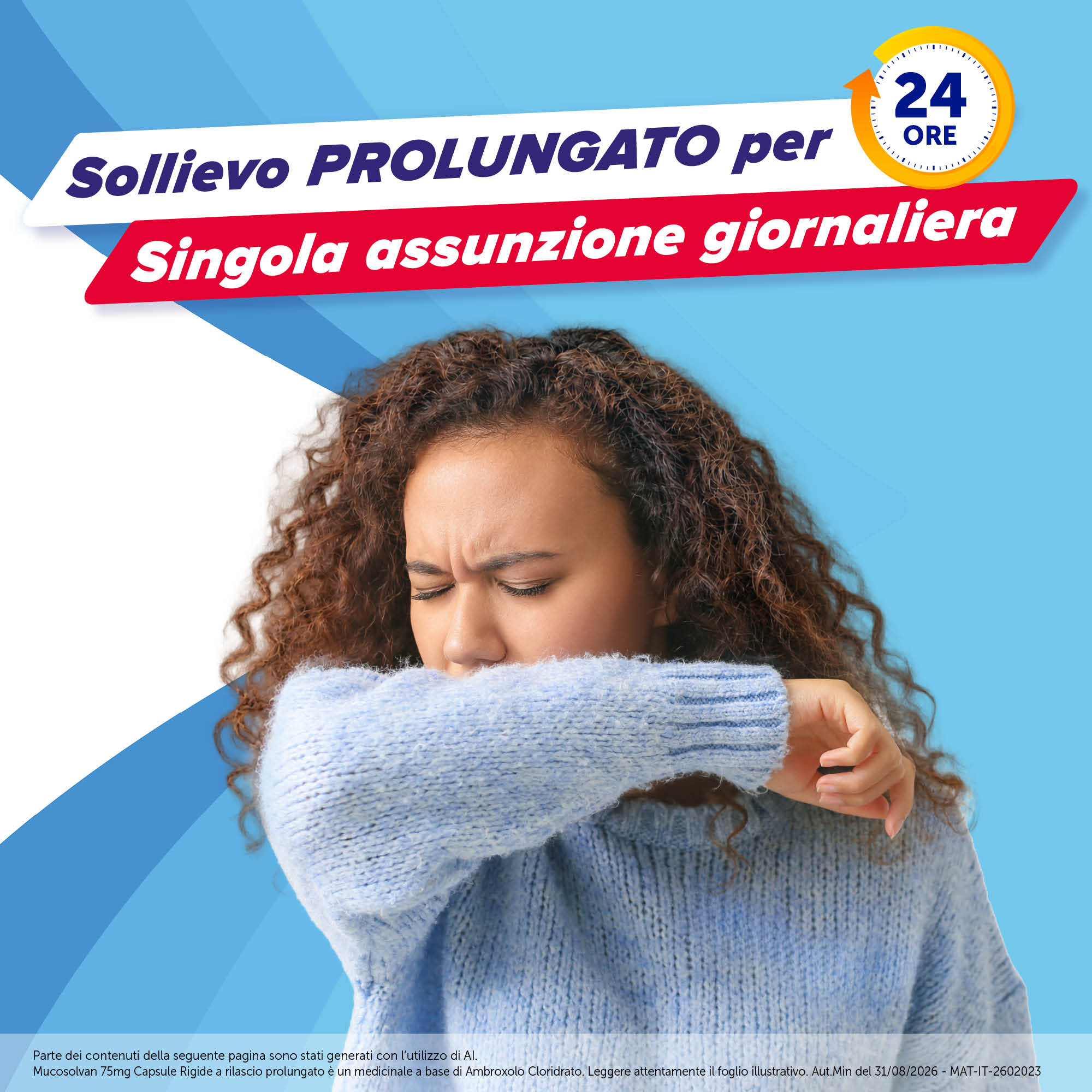Mucosolvan 75 mg - 20 Capsule Rigide Per Il Trattamento Delle Secrezioni Nelle Patologie Acute E Croniche Di Bronchi E Polmoni