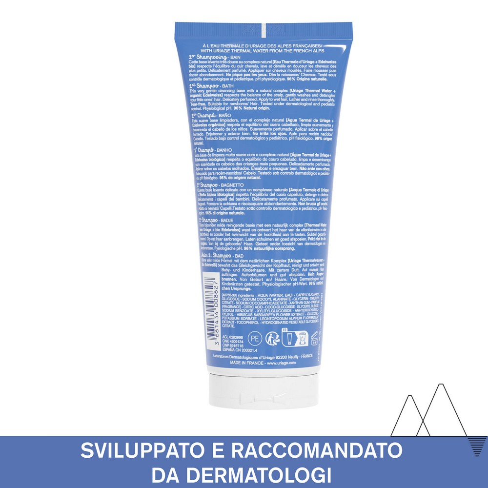Uriage Bebè 1° Shampoo - 200ml Uriage Bebè 1° Shampoo - 200ml