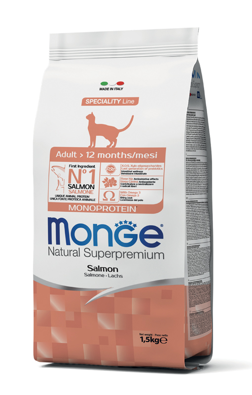 MONGE CAT ADULT SALMONE 1,5KG