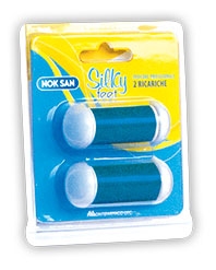 Nok San Silky Feet Refill Per Pedicure Professionale 2 Ricariche