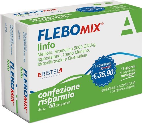 FLEBOMIX LINFO BIPACK 60CPR