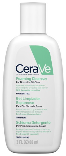 CeraVe Schiuma Detergente Viso Pelle Grassa Seboregolatrice 88 ml