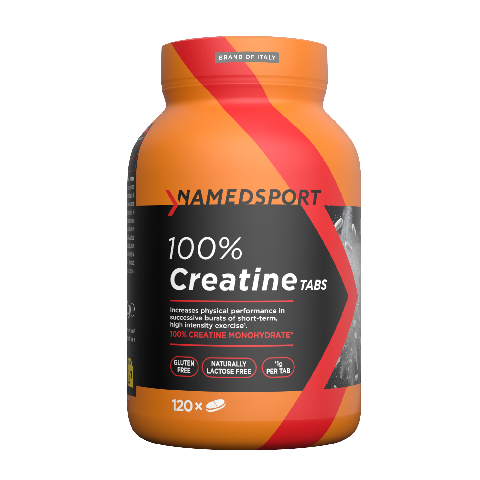 Named Sport - 100% Creatine Tabs 80 Mesh 120 Compresse - Integratore Di Creatina