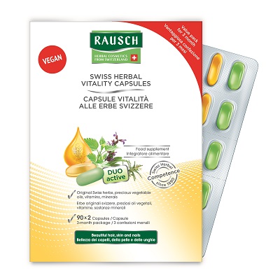 RAUSCH Capsule Vitalità alle Erbe Svizzere 180 cps