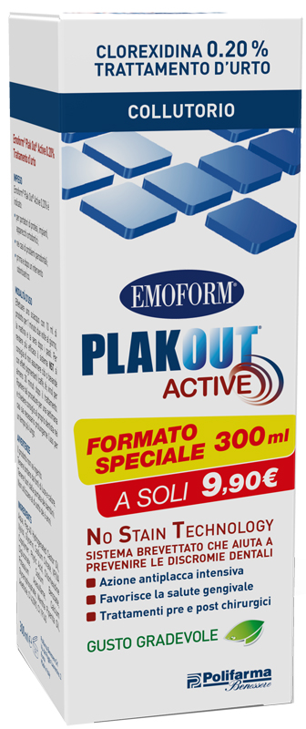 PLAK OUT Act.Coll.0,20% 300ml