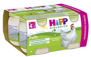 Hipp Biologico Omogeneizzato Pollo 4x80 g Hipp Biologico Omogeneizzato Pollo 4x80 g