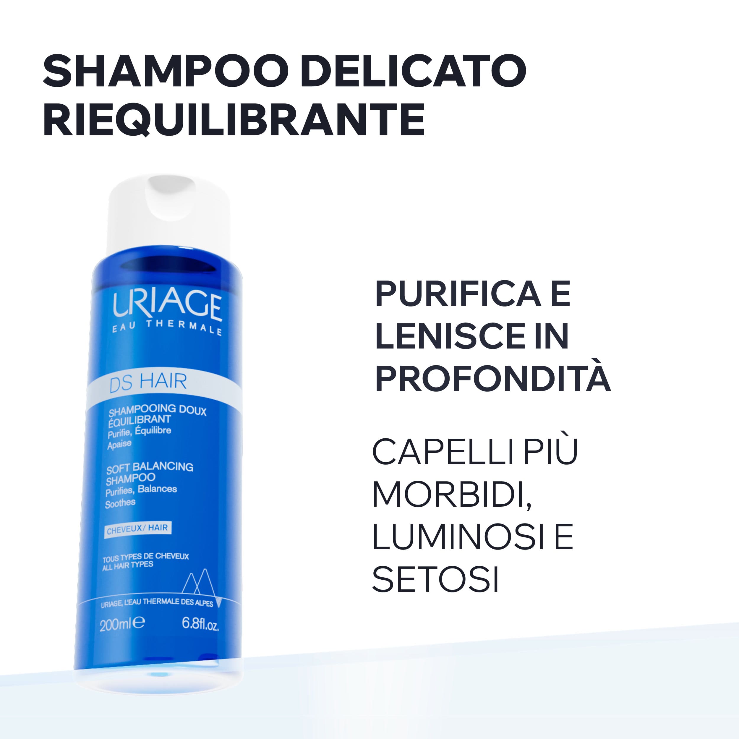 Uriage - DS Hair - Shampoo Delicato Riequilibrante 200 ml
