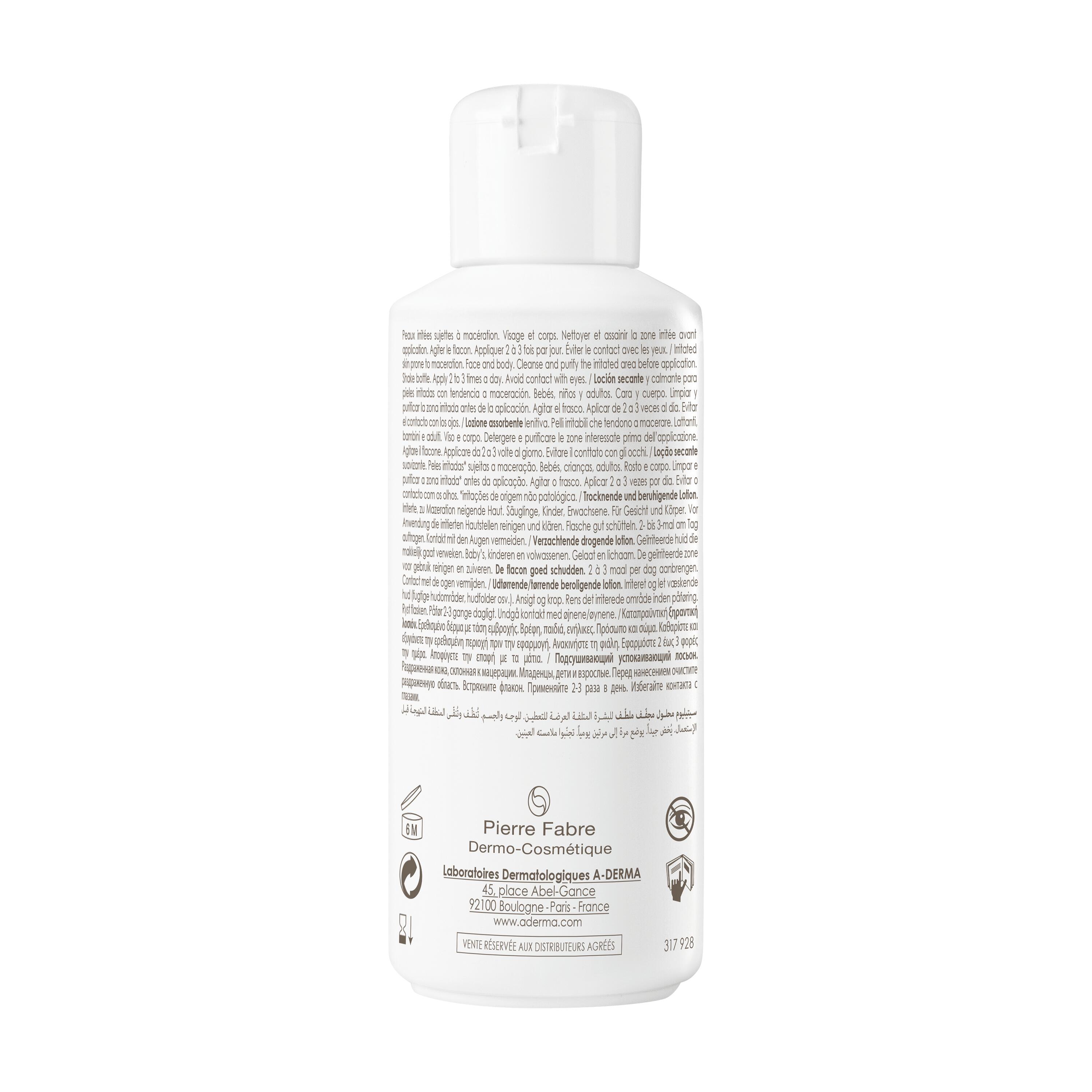 A-Derma Cytelium - Lozione Assorbente Viso E Corpo Per Pelle Irritata 100 ml 