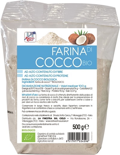 FSC FARINA DI COCCO BIO AD ALTO CONTENUTO DI FIBRA 500 G FSC FARINA DI COCCO BIO AD ALTO CONTENUTO DI FIBRA 500 G