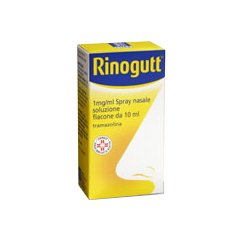 Rinogutt Spray Nasale Decongestionante 1mg/ml Tramazolina 10 ml Rinogutt Spray Nasale Decongestionante 1mg/ml Tramazolina 10 ml