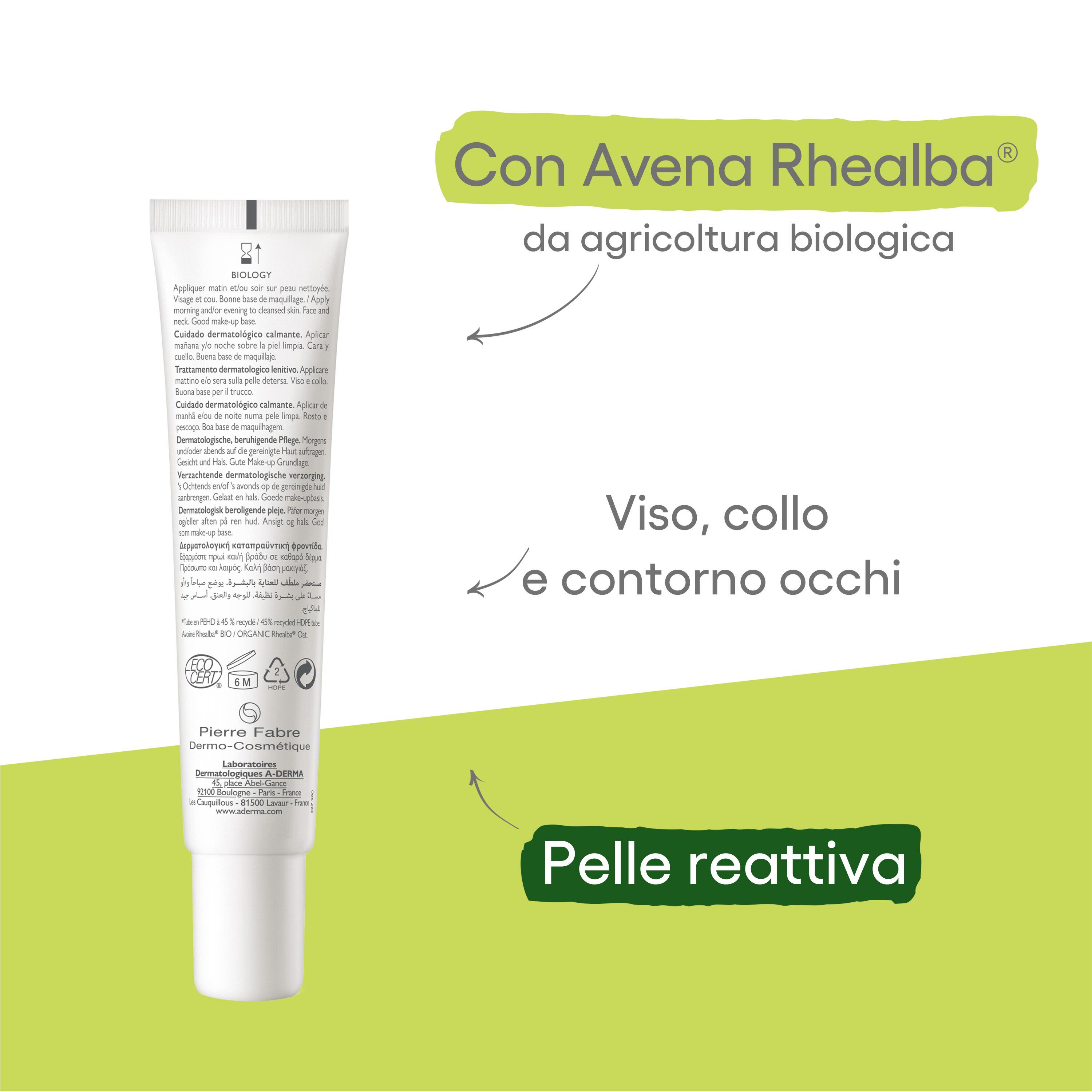 A-Derma Biology Calm - Trattamento Dermatologico Lenitivo Per Pelle Reattiva E Intollerante 40 ml