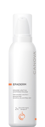 Canova Efaderm Mousse Lenitiva Pelle Secca e Sensibile 200 ml
