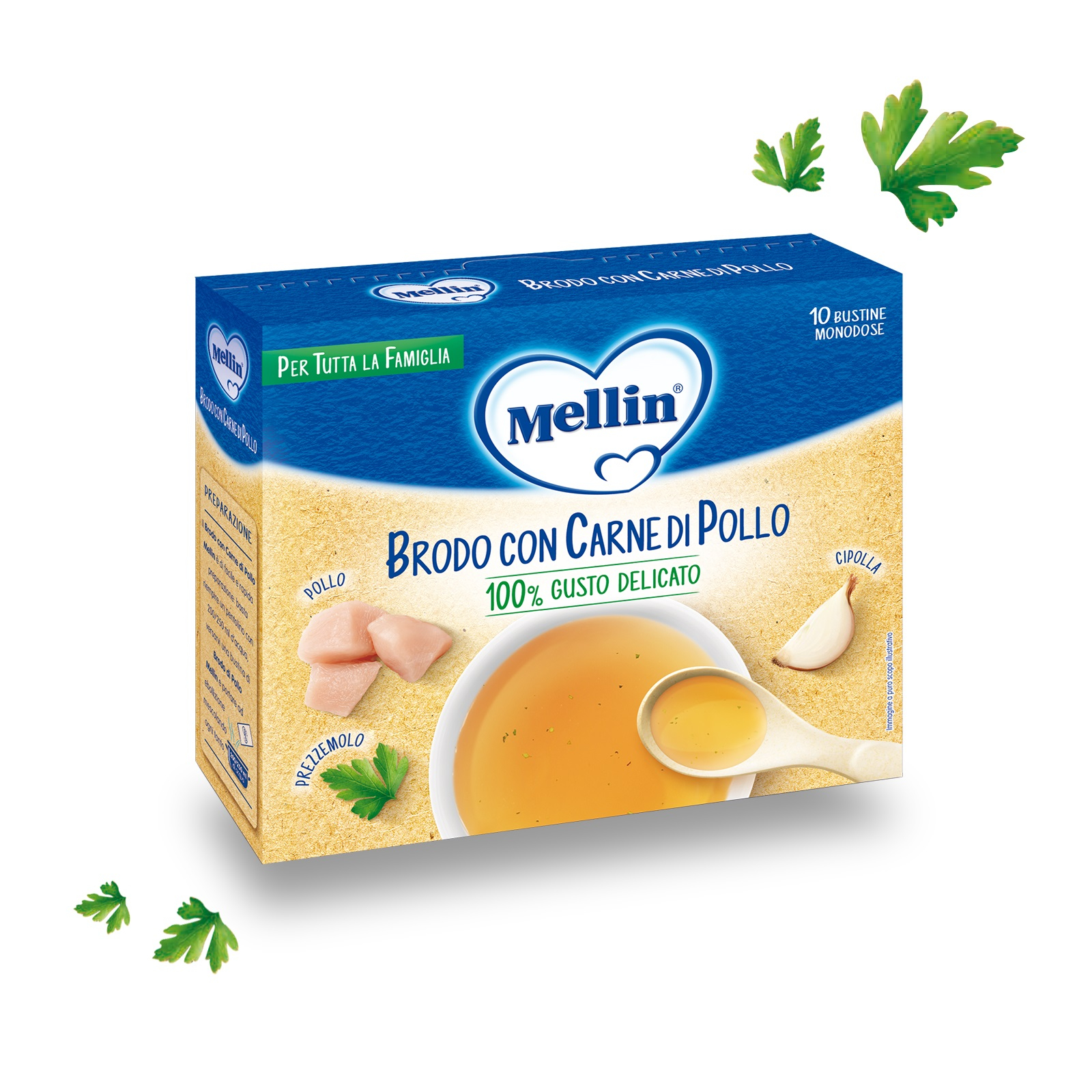 Mellin Brodo Con Carne e Pollo 50 g