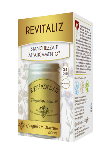 Dr. Giorgini Ravitaliz Polvere Integratore Contro Stanchezza Fisica e Mentale 180 g Dr. Giorgini Ravitaliz Polvere Integratore Contro Stanchezza Fisica e Mentale 180 g