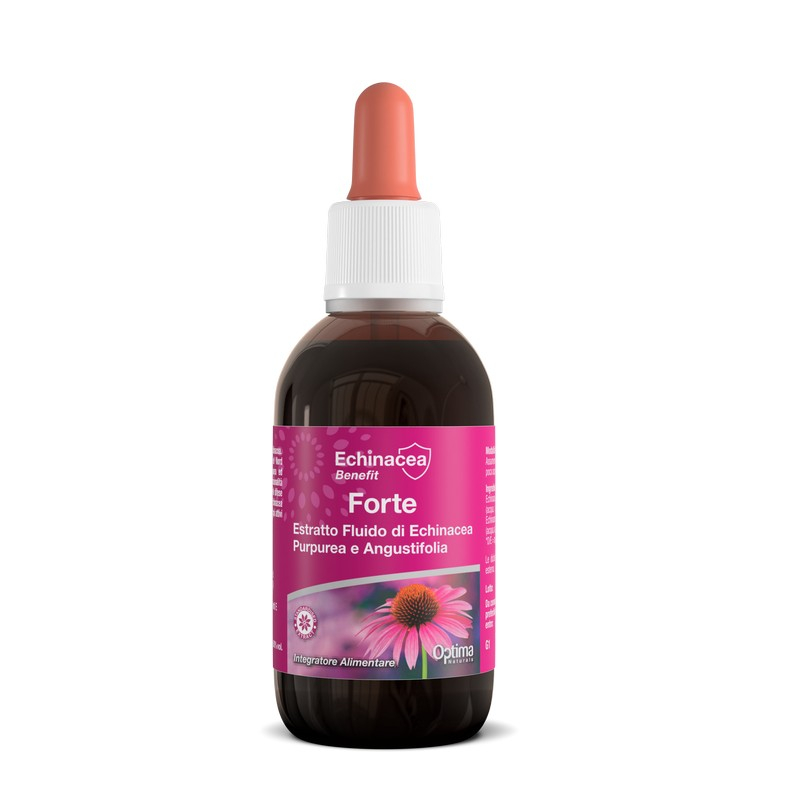 Optima Echinacea Estratto Fluido Forte Integratore Benessere Respiratorio 50 ml