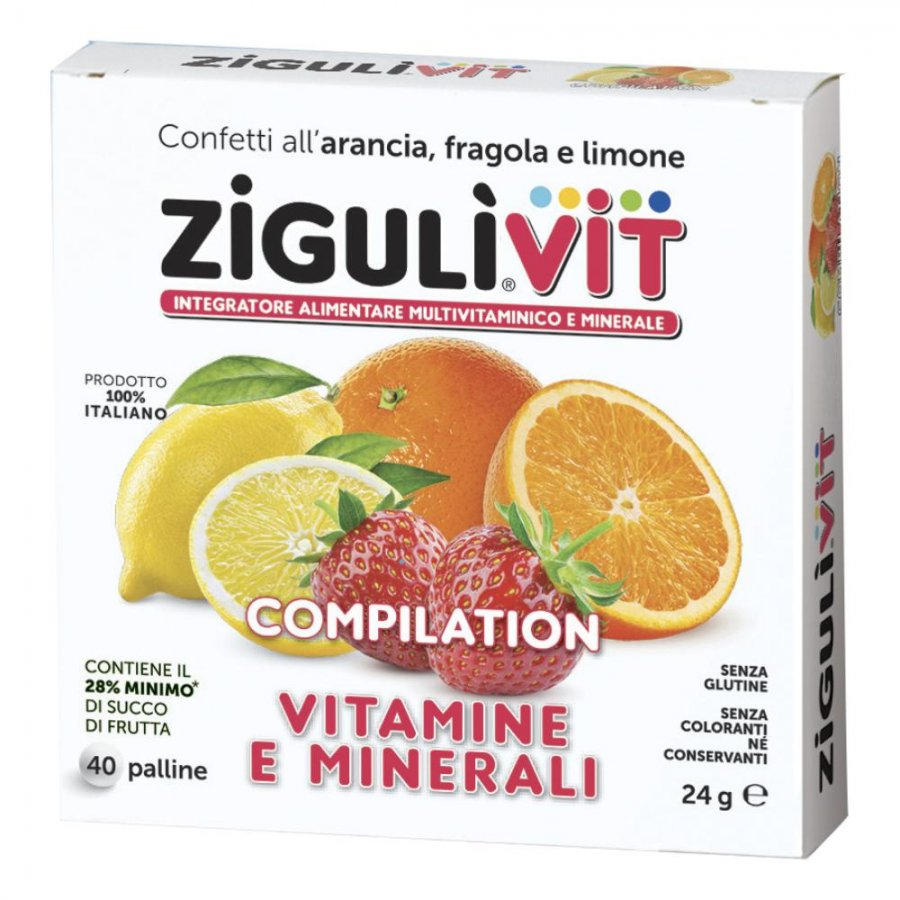 ZiguliVit Compilation Integratore Multivitaminico e Minerale 40 Confanetto ZiguliVit Compilation Integratore Multivitaminico e Minerale 40 Confanetto